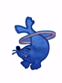 Fok Balığı Figürlü Arma/Yama