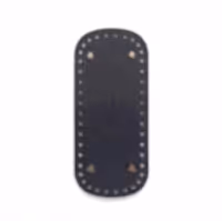 Oval Silikon Çanta Tabanı 25x12 Cm