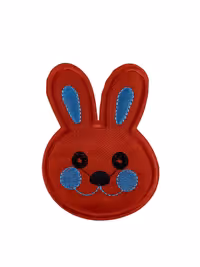 Kırmızı Tavşan Figürlü Arma/Yama