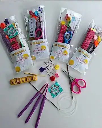 Yabalı Örgü Yardımcıları Seti (2)