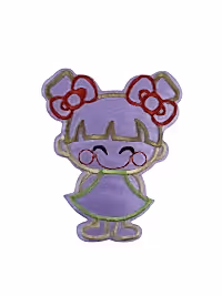 Kız Çocuğu Figürlü Arma/Yama