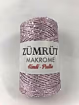 Zümrüt Makrome Simli-Pullu
