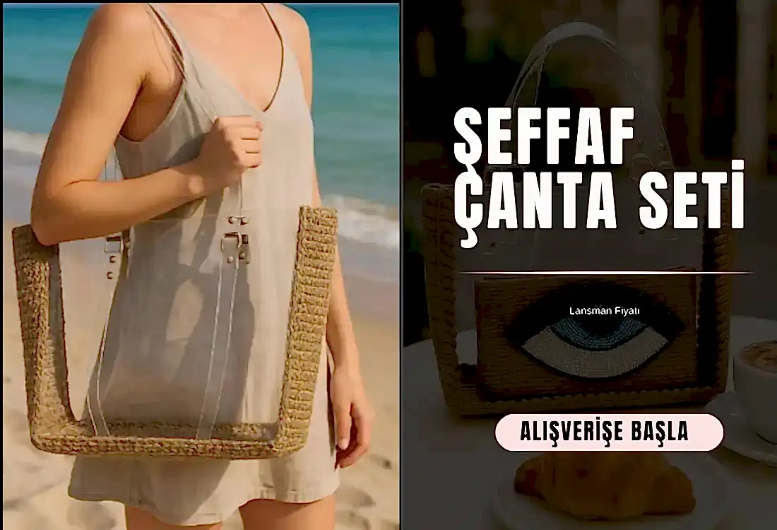Şeffaf Çanta Seti